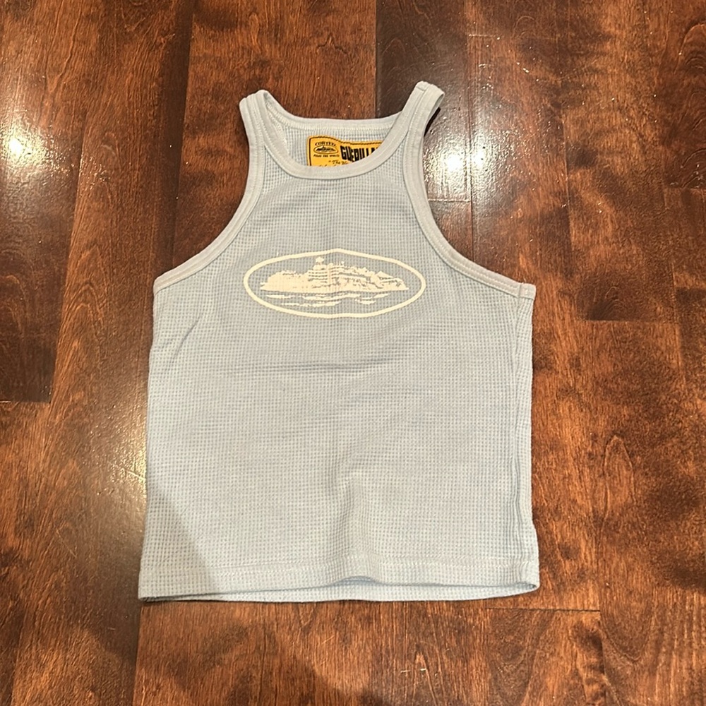 Corteiz Women’s Alcatraz tank top baby blue